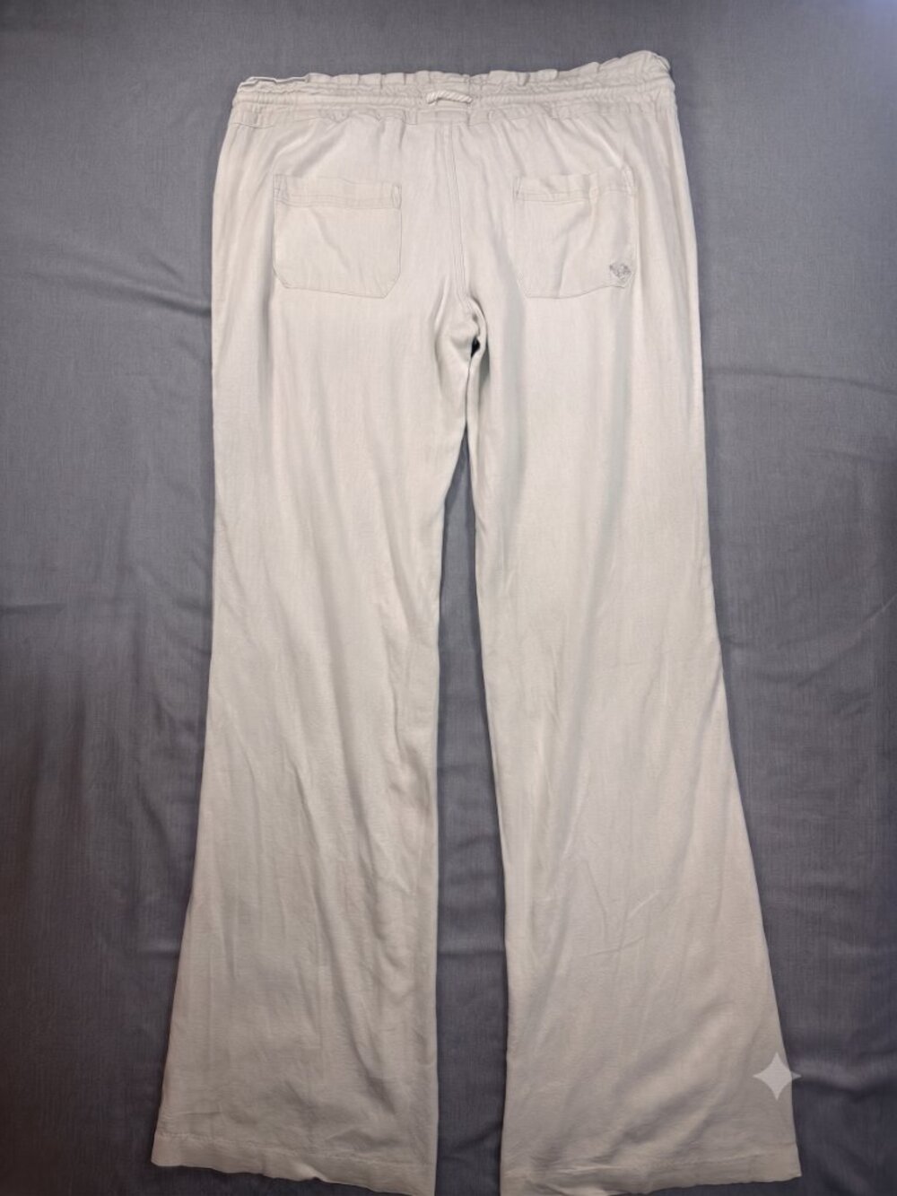 Roxy Women's Linen Blend Drawstring Pants ~ Large - Picture 3 of 3